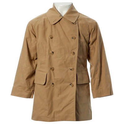 Pre-owned Dries Van Noten Beige Cotton Coat