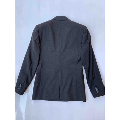 Pre-owned Dolce & Gabbana Anthracite Wool Jacket