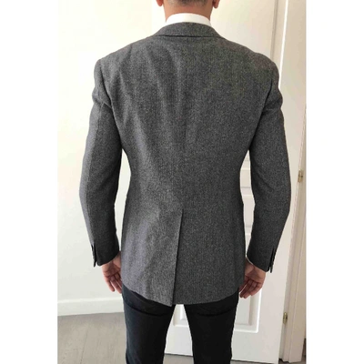 Pre-owned Tonello Wool Vest In Grey