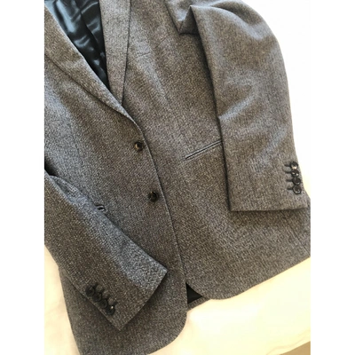 Pre-owned Tonello Wool Vest In Grey