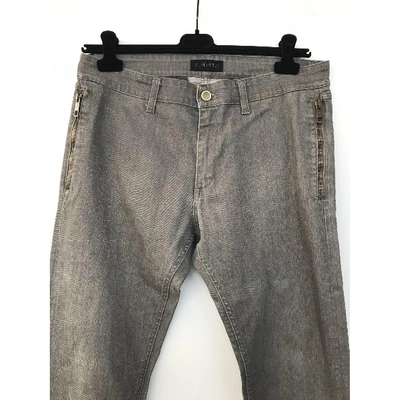 Pre-owned Superfine Slim Jean In Grey