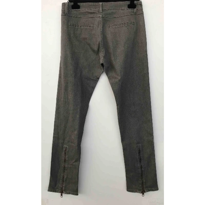 Pre-owned Superfine Slim Jean In Grey