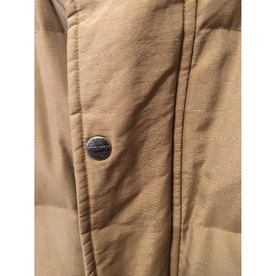 Pre-owned Woolrich Camel Cotton Coat