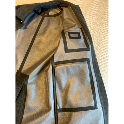 Pre-owned Prada Grey Cashmere Coat