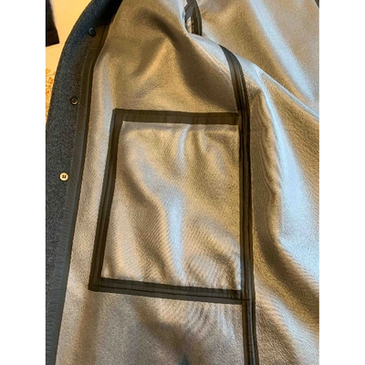Pre-owned Prada Grey Cashmere Coat