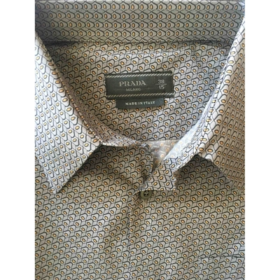 Pre-owned Prada Shirt In Anthracite