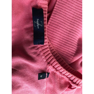Pre-owned Z Zegna Pull In Pink