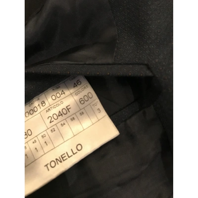 Pre-owned Tonello Navy Suits