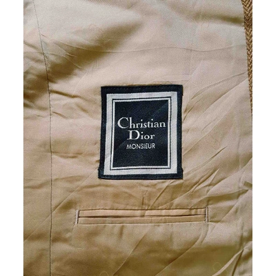Pre-owned Dior Brown Wool Jacket