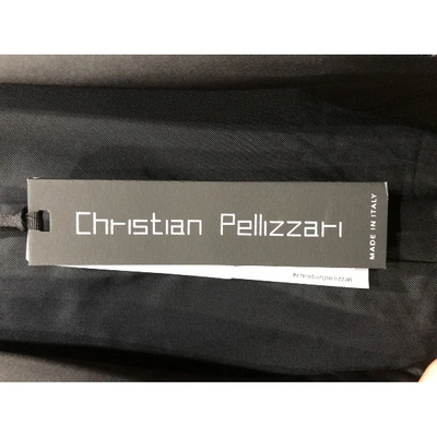 Pre-owned Christian Pellizzari Black Glitter Jacket