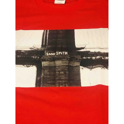 Pre-owned Supreme Red Cotton T-shirt