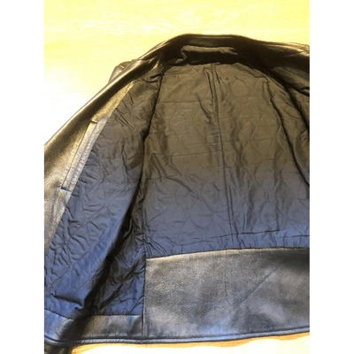 Pre-owned Balenciaga Black Leather Jacket