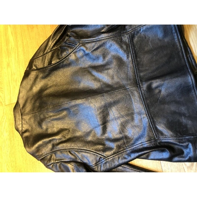 Pre-owned Balenciaga Black Leather Jacket