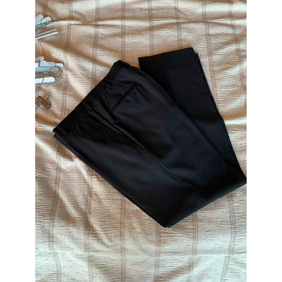 Pre-owned Z Zegna Trousers In Black