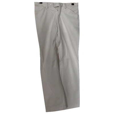 GIVENCHY Pre-owned Trousers In White