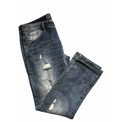 Pre-owned Dolce & Gabbana Straight Jeans In Blue