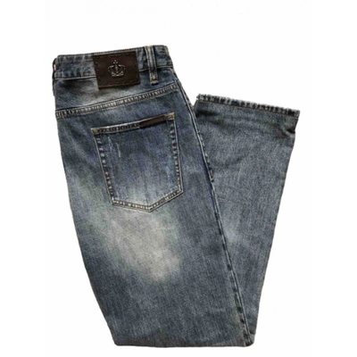 Pre-owned Dolce & Gabbana Straight Jeans In Blue