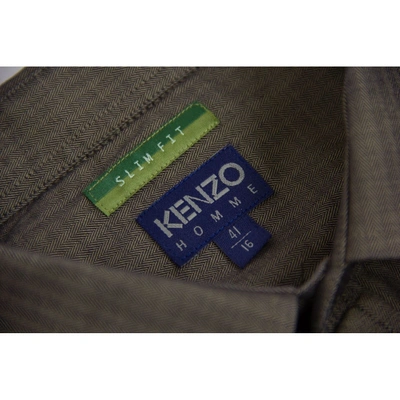 Pre-owned Kenzo Shirt In Brown