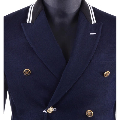Pre-owned Moschino Vest In Blue