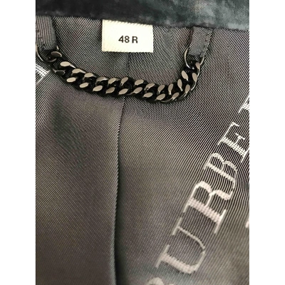 Pre-owned Burberry Silver Cotton Jacket