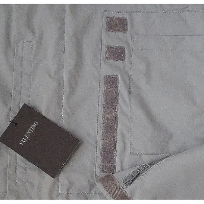 Pre-owned Valentino Jacket In Grey