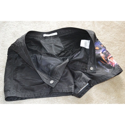 Pre-owned Givenchy Black Polyester Shorts