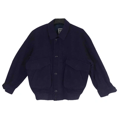 Pre-owned Dior Wool Jacket In Navy