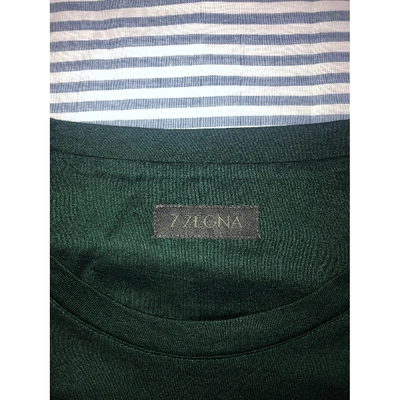 Pre-owned Z Zegna Green Cotton T-shirts
