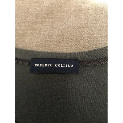 Pre-owned Roberto Collina Green Cotton T-shirt