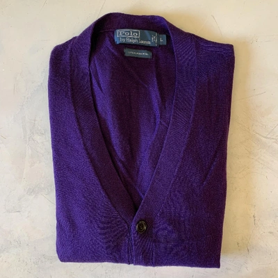 Pre-owned Polo Ralph Lauren Purple Wool Knitwear & Sweatshirts