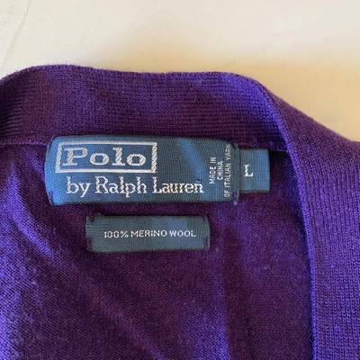 Pre-owned Polo Ralph Lauren Purple Wool Knitwear & Sweatshirts