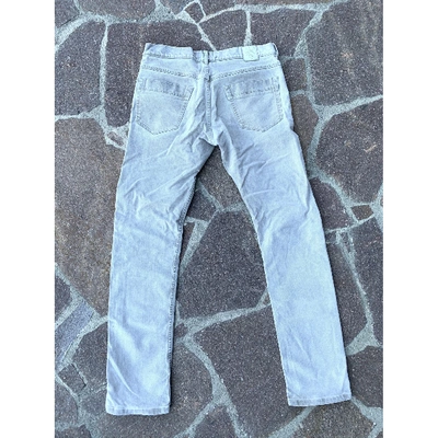 Pre-owned Eleventy Trousers In Grey