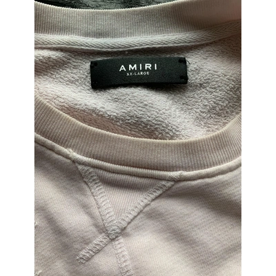 Pre-owned Amiri Pink Cotton Knitwear & Sweatshirts