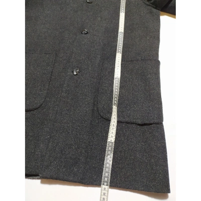 Pre-owned Ermenegildo Zegna Wool Trenchcoat In Black
