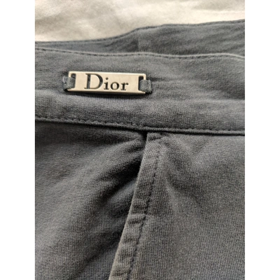 Pre-owned Dior Blue Cotton Shorts