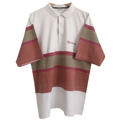 Pre-owned Sergio Tacchini Ecru Cotton Polo Shirts