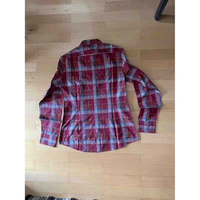 Pre-owned Gucci Shirt In Burgundy
