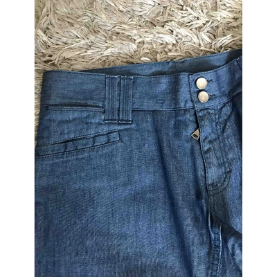 Pre-owned Dolce & Gabbana Trousers In Blue