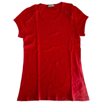 Pre-owned Dior Red Cotton T-shirt