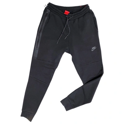 Pre-owned Nike Trousers In Black