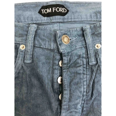 Pre-owned Tom Ford Slim Jean In Blue