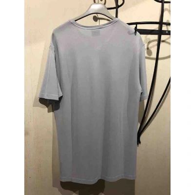 Pre-owned Trussardi Blue Synthetic T-shirt