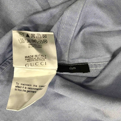 GUCCI Pre-owned Shirt In Blue