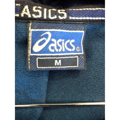 Pre-owned Asics Blue Polyester Knitwear & Sweatshirt