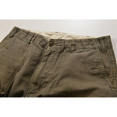 Pre-owned Engineered Garments Green Polyester Shorts