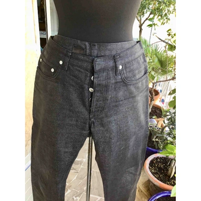 Pre-owned Dior Black Cotton Jeans