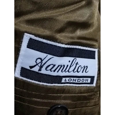 Pre-owned Hamilton Wool Vest In Brown