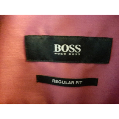 Pre-owned Hugo Boss Turquoise Cotton Shirts