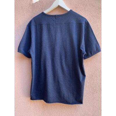 Pre-owned Prada Blue Cotton T-shirt