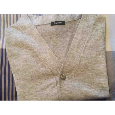 Pre-owned Cruciani Cashmere Pull In Grey